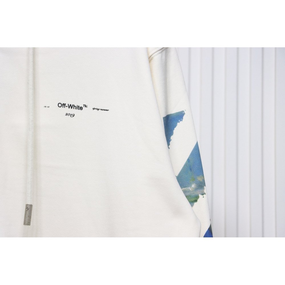 Off-White Pascal Arrow Zipped Hoodie White,Off-White Hoodies,Sweatshirts Hoodies,CLOTHES