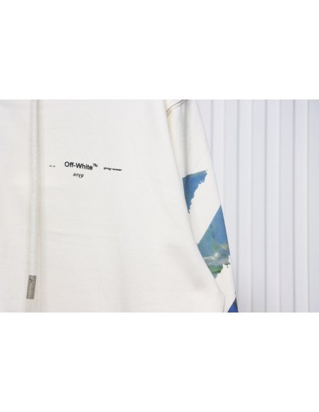 Off-White Pascal Arrow Zipped Hoodie White,Off-White Hoodies,Sweatshirts Hoodies,CLOTHES