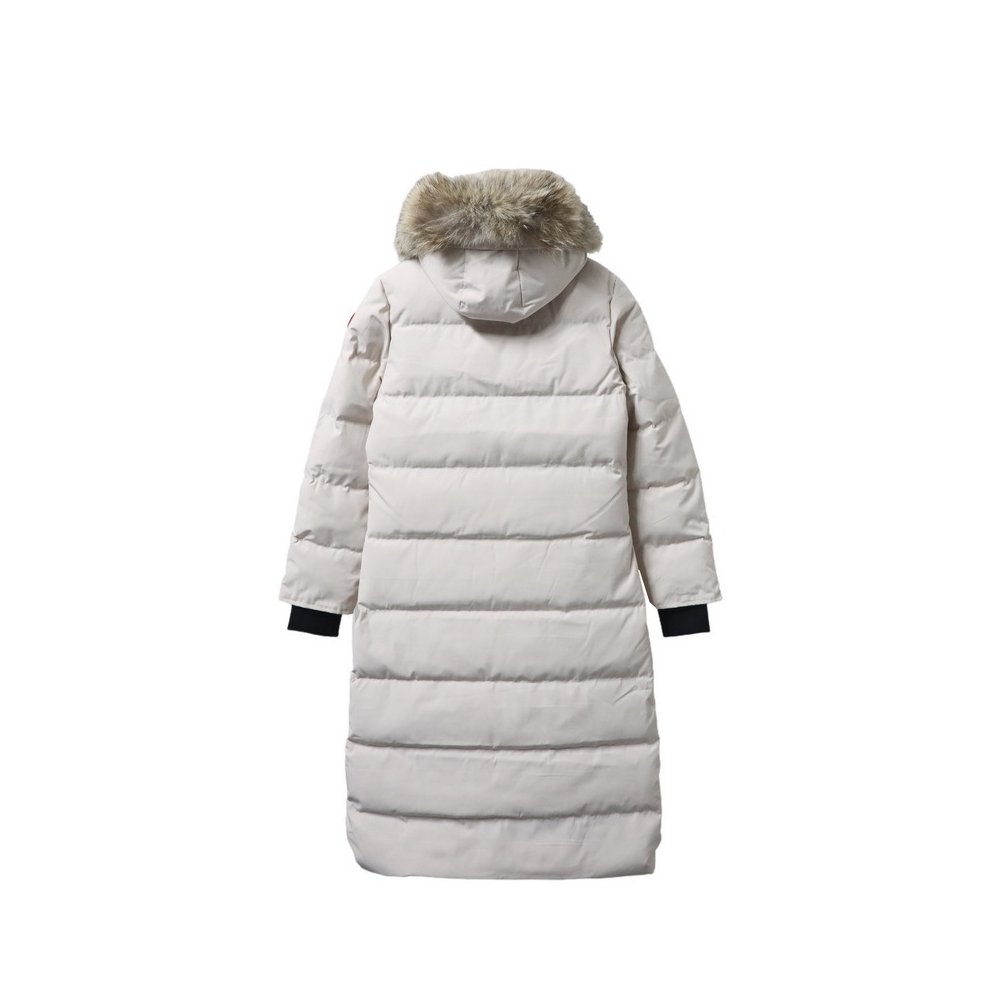 Canada Goose Mystique Parka Classic Long Disc White,Canada Goose Jackets,Jackets,CLOTHES