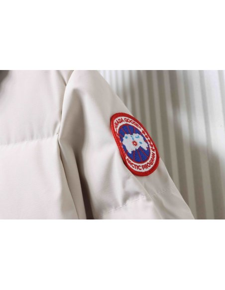 Canada Goose Mystique Parka Classic Long Disc White,Canada Goose Jackets,Jackets,CLOTHES