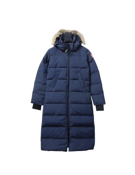 Canada Goose Mystique Parka Classic Long Disc Dark Blue,Canada Goose Jackets,Jackets,CLOTHES