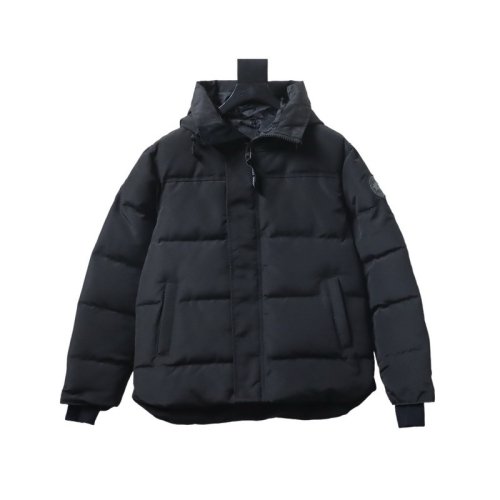 Canada Goose MacMillan Parka Black Down Jacket With Gray Label,Canada Goose Jackets,Jackets,CLOTHES