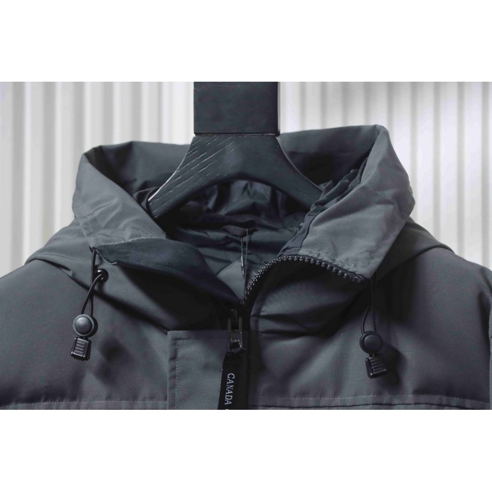 Canada Goose MacMillan Parka Gray Down Jacket With Red Label,Canada Goose Jackets,Jackets,CLOTHES