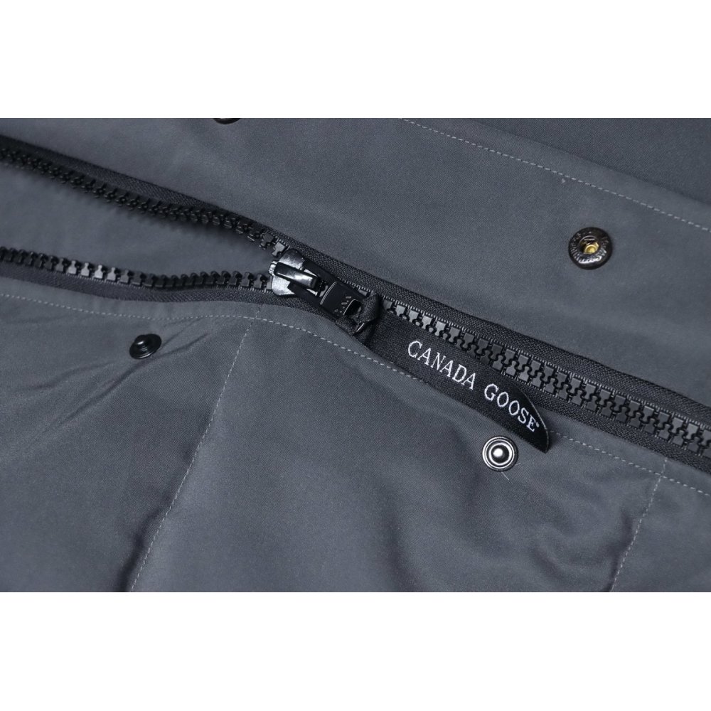 Canada Goose MacMillan Parka Gray Down Jacket With Red Label,Canada Goose Jackets,Jackets,CLOTHES
