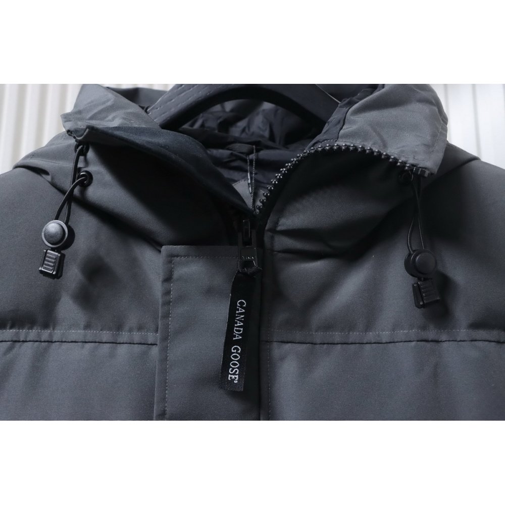 Canada Goose MacMillan Parka Gray Down Jacket With Red Label,Canada Goose Jackets,Jackets,CLOTHES