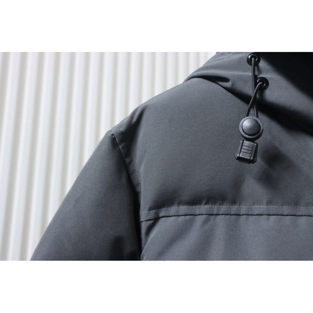 Canada Goose MacMillan Parka Gray Down Jacket With Red Label,Canada Goose Jackets,Jackets,CLOTHES