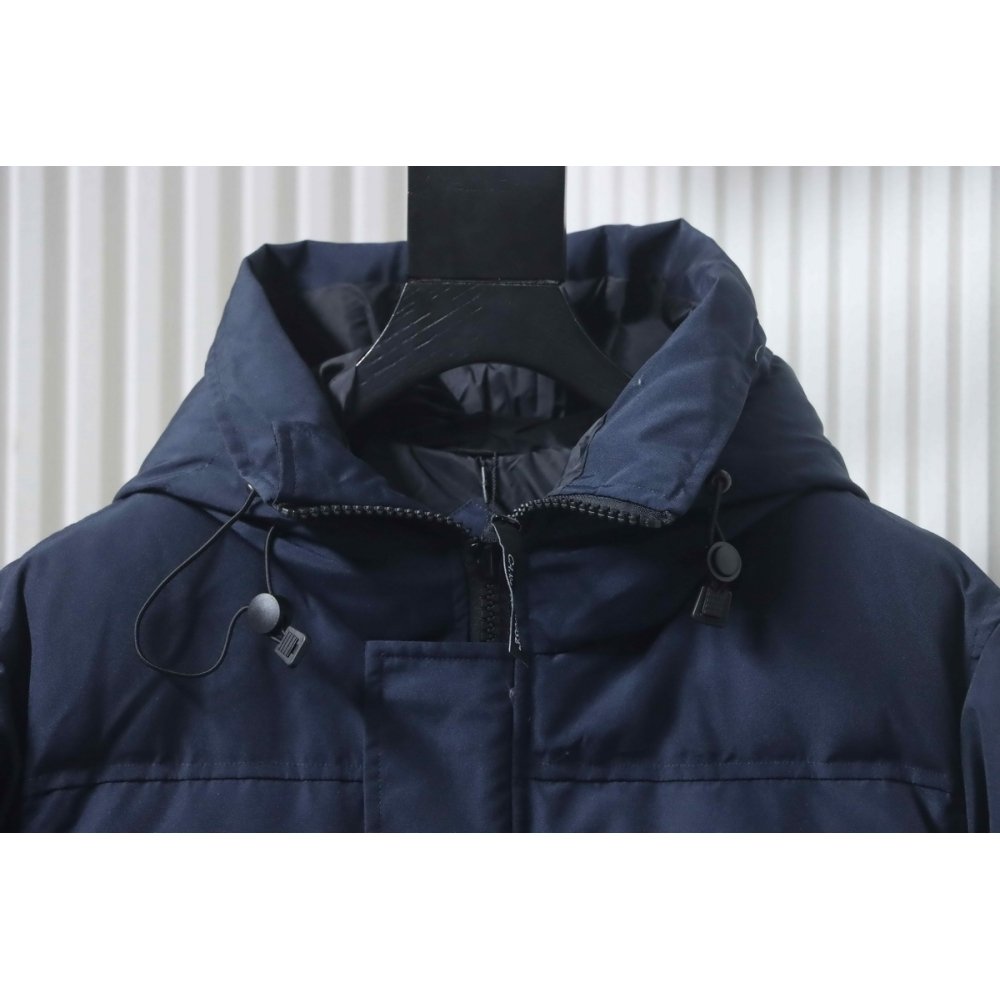 Canada Goose MacMillan Parka Dark Blue Down Jacket With Red Label,Canada Goose Jackets,Jackets,CLOTHES
