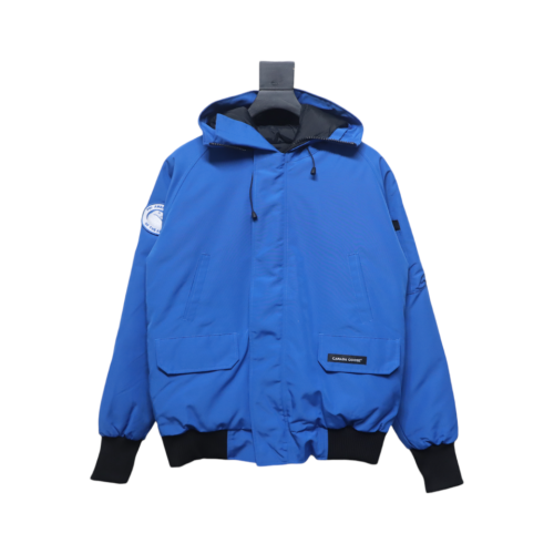 Canada Goose Chilliwack Hooded Bomber Jacket Blue,Canada Goose Jackets,Jackets,CLOTHES
