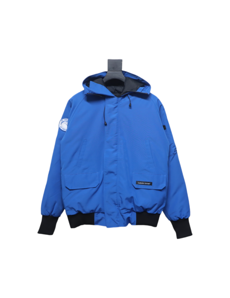 Canada Goose Chilliwack Hooded Bomber Jacket Blue,Canada Goose Jackets,Jackets,CLOTHES