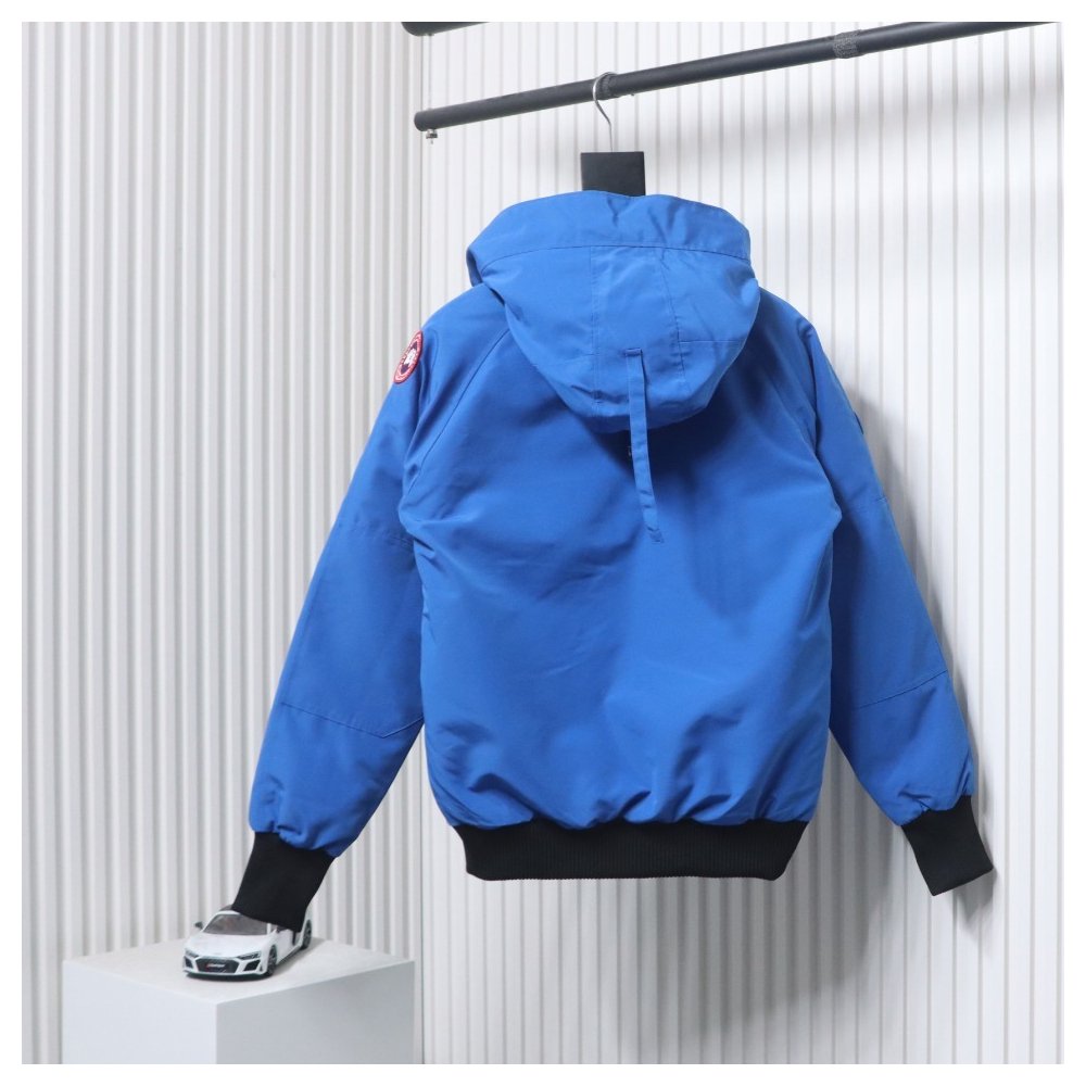 Canada Goose Chilliwack Hooded Bomber Jacket Blue,Canada Goose Jackets,Jackets,CLOTHES