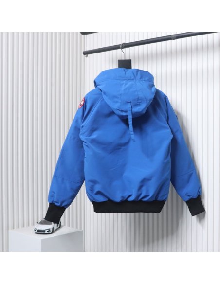 Canada Goose Chilliwack Hooded Bomber Jacket Blue,Canada Goose Jackets,Jackets,CLOTHES