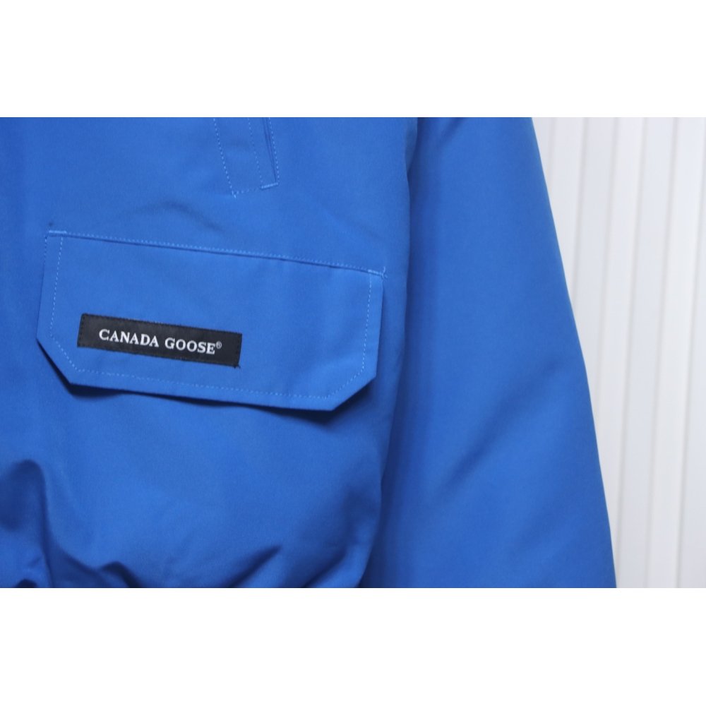 Canada Goose Chilliwack Hooded Bomber Jacket Blue,Canada Goose Jackets,Jackets,CLOTHES