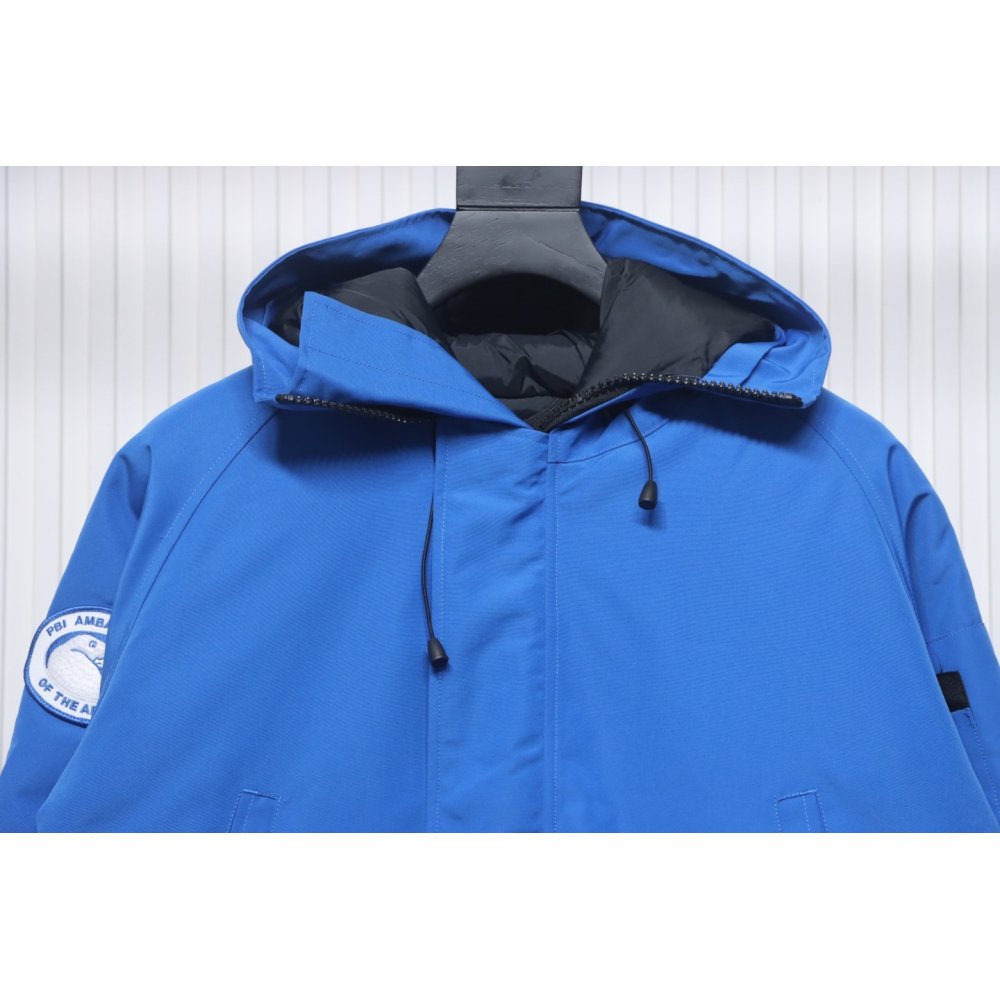 Canada Goose Chilliwack Hooded Bomber Jacket Blue,Canada Goose Jackets,Jackets,CLOTHES