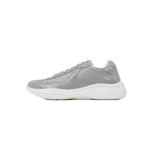 Prada Americas Cup Patent Grey White