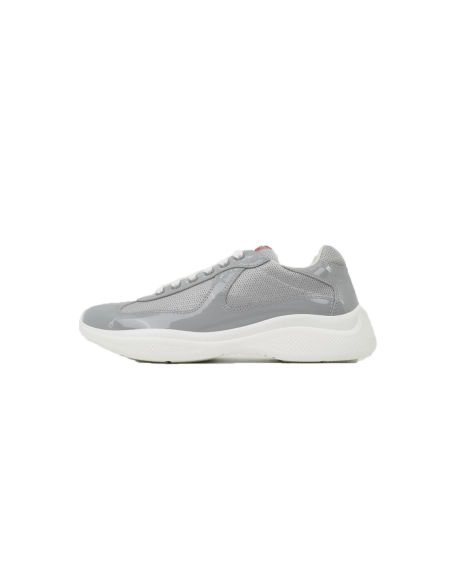 Prada Americas Cup Patent Grey White