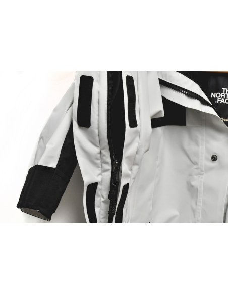 The North Face Hooded Jacket White Black,The North Face Jackets,Jackets,CLOTHES