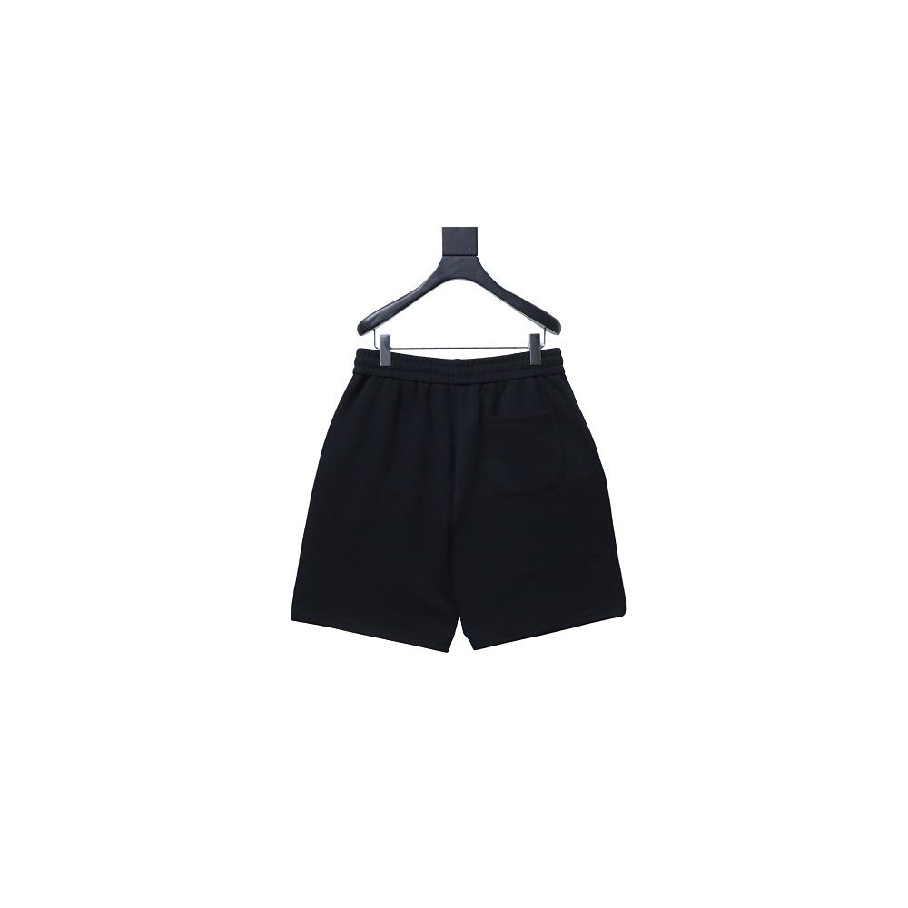 Loewe Applique Letter Shorts Black,Loewe Shorts,Shorts,CLOTHES