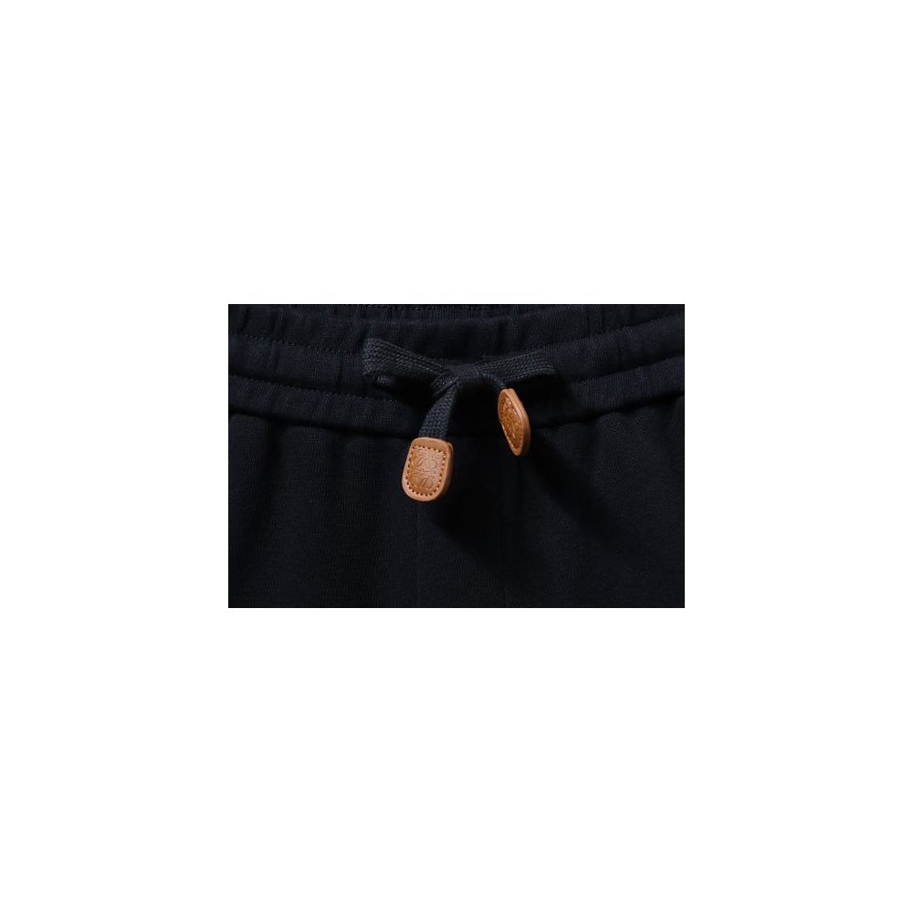 Loewe Applique Letter Shorts Black,Loewe Shorts,Shorts,CLOTHES