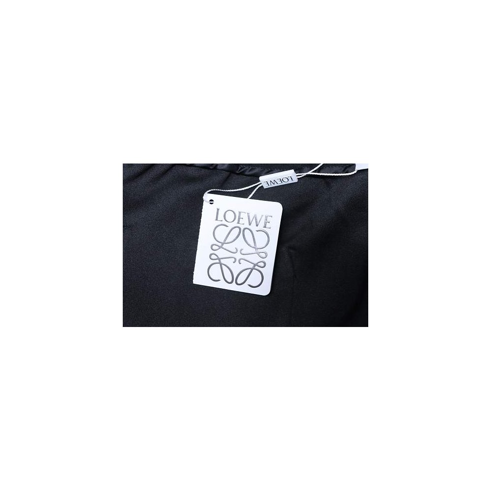 Loewe Letter Logo Print Shorts Black,Loewe Shorts,Shorts,CLOTHES