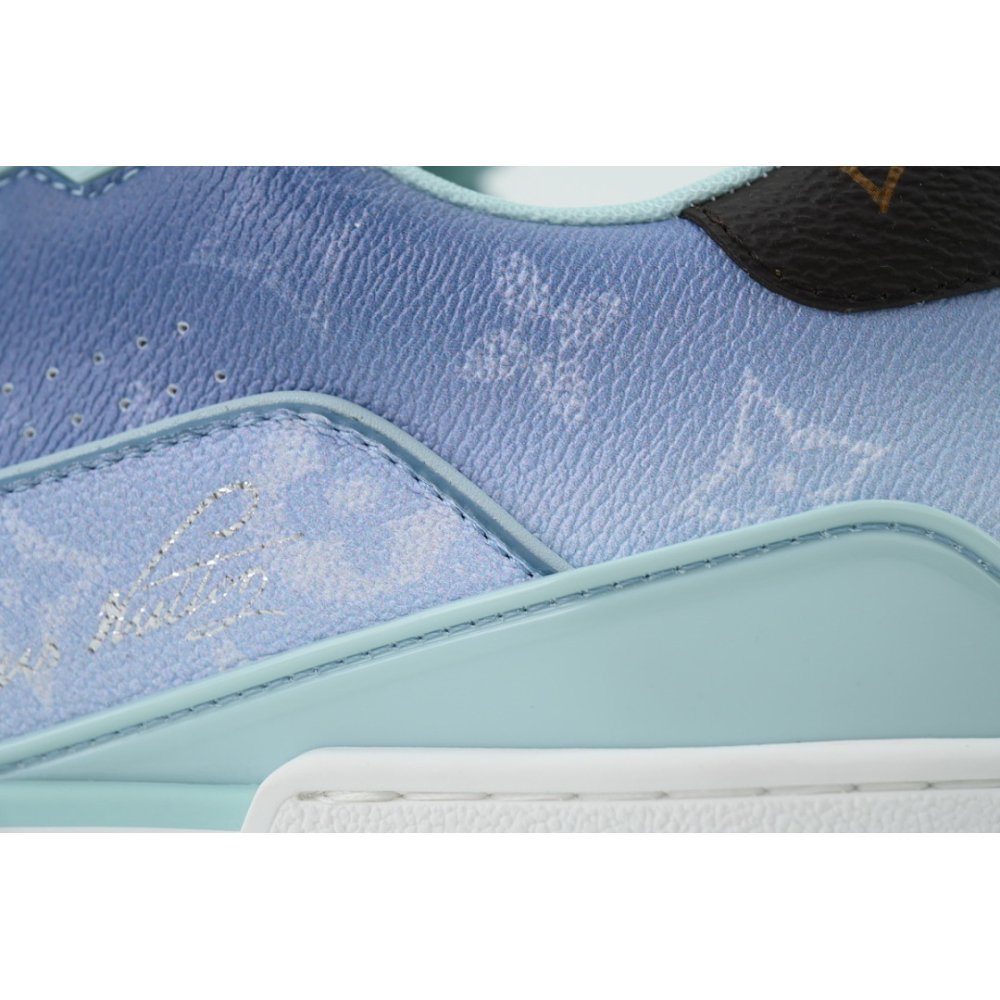 Louis Vuitton Trainer Blue ,Louis Vuitton Trainer,LOUIS VUITTON,LUXURY SHOES