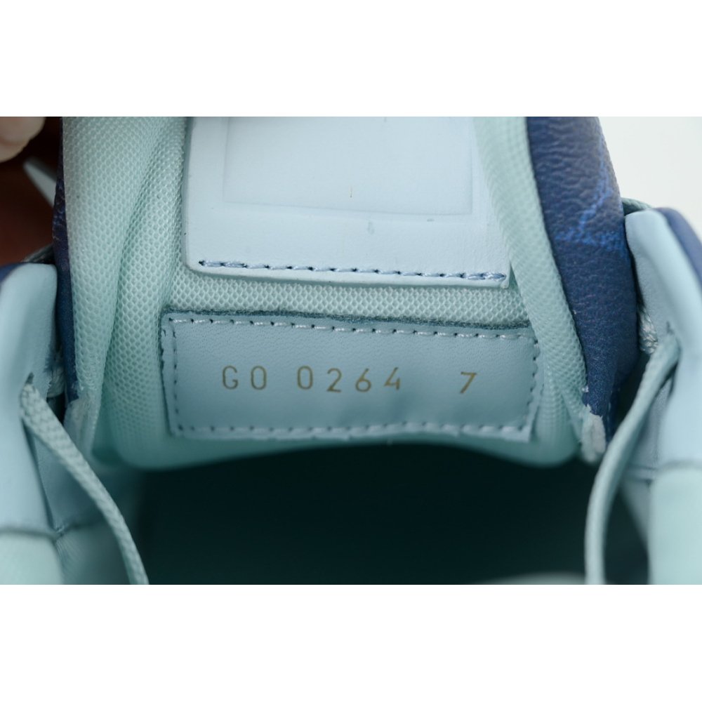 Louis Vuitton Trainer Blue ,Louis Vuitton Trainer,LOUIS VUITTON,LUXURY SHOES