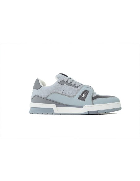 Louis Vuitton Trainer Gray ,Louis Vuitton Trainer,LOUIS VUITTON,LUXURY SHOES