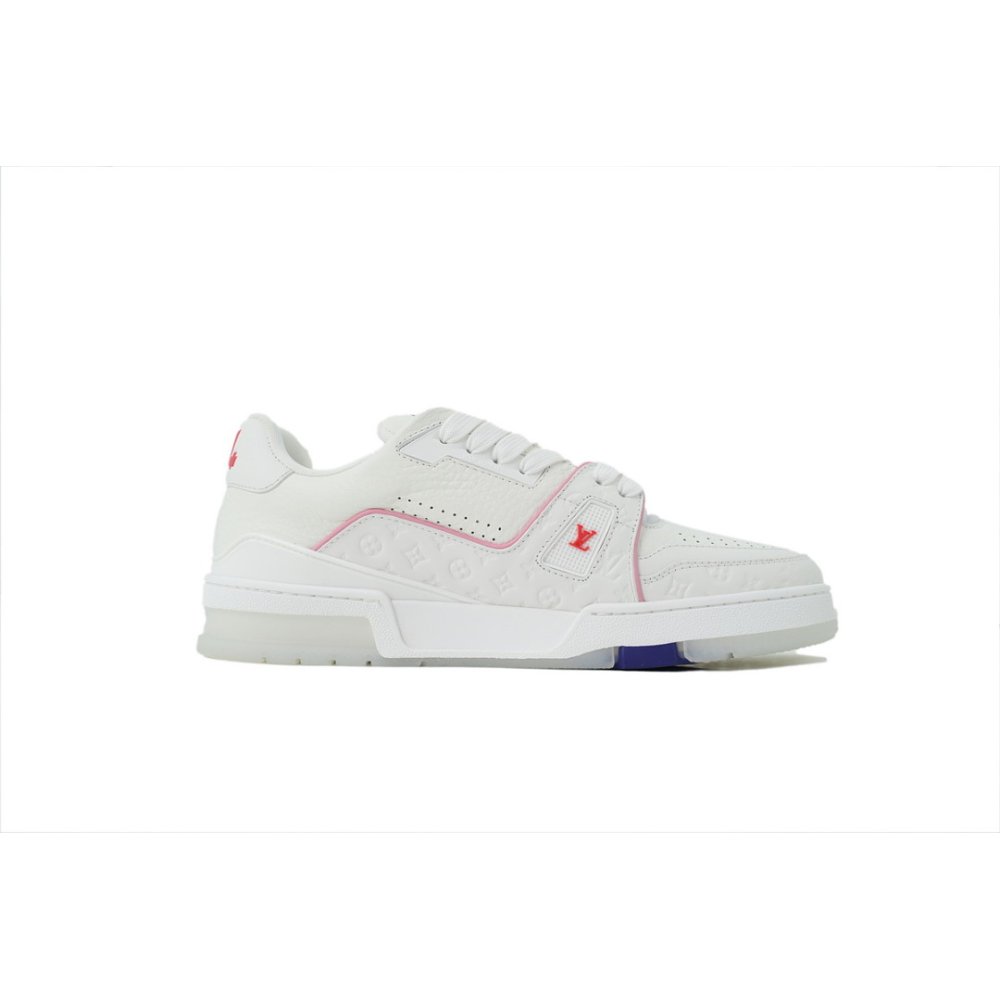 Louis Vuitton Trainer Pink ,Louis Vuitton Trainer,LOUIS VUITTON,LUXURY SHOES