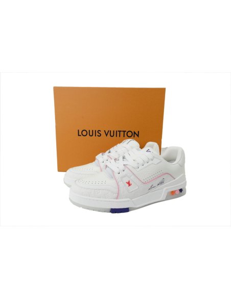 Louis Vuitton Trainer Pink ,Louis Vuitton Trainer,LOUIS VUITTON,LUXURY SHOES