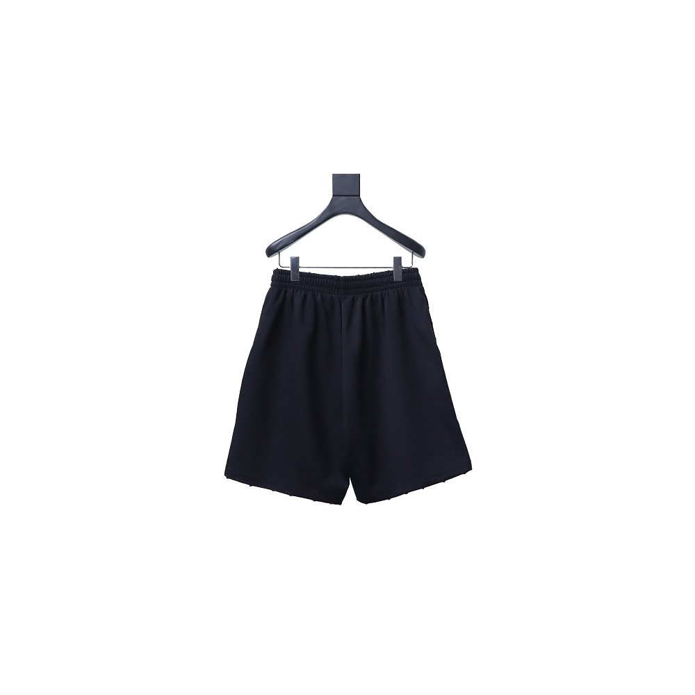Balenciaga Spray-Paint Letter Drawstring Shorts,Balenciaga Shorts,Shorts,CLOTHES