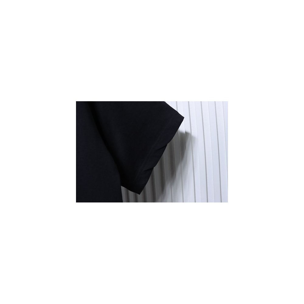 Balenciaga Inverted Letter Print T-Shirt Black,Balenciaga T-Shirts,T-Shirts,CLOTHES