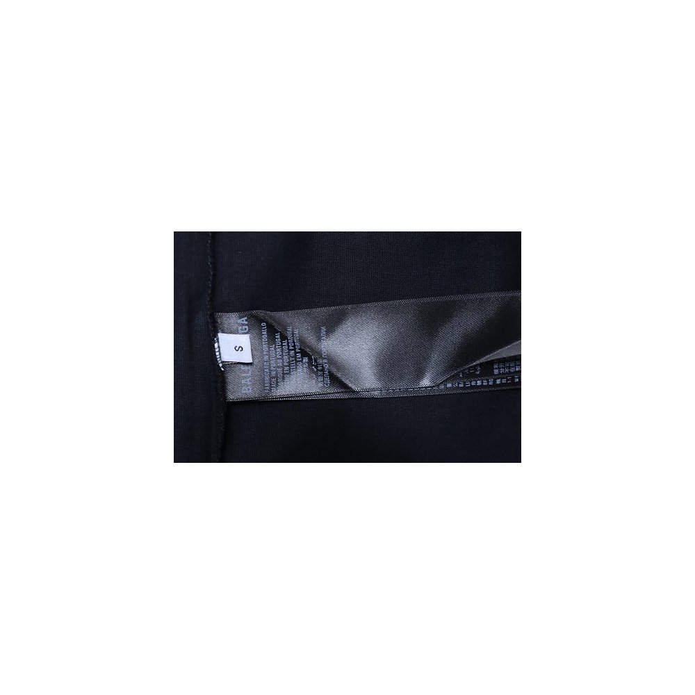 Balenciaga Ring-Print Letter T-Shirt Black,Balenciaga T-Shirts,T-Shirts,CLOTHES