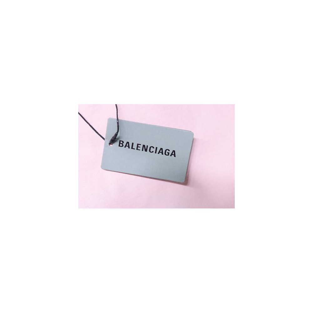 Balenciaga Ring-Print Letter T-Shirt Pink,Balenciaga T-Shirts,T-Shirts,CLOTHES