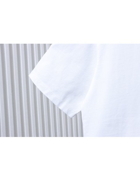 Balenciaga Ring-Print Letter T-Shirt White,Balenciaga T-Shirts,T-Shirts,CLOTHES