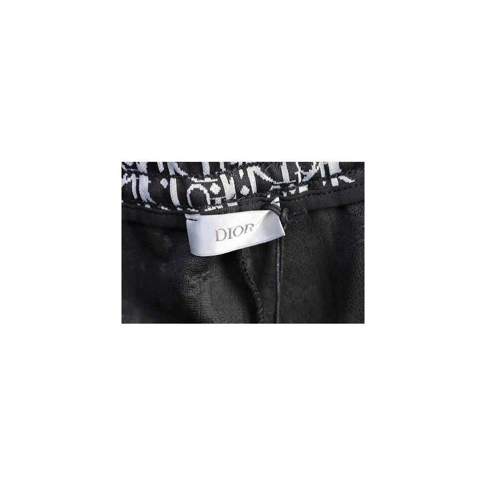 Dior Subtle Monogram Webbing Shorts Black,Dior Shorts,Shorts,CLOTHES