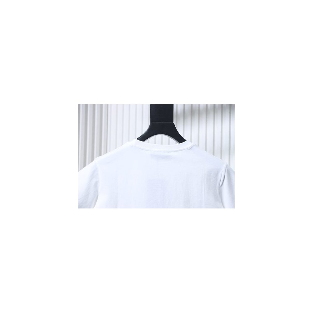 Gucci Interlocking Bridle Motif Letter Embroidery T-shirt White,Gucci T-shirts,T-Shirts,CLOTHES
