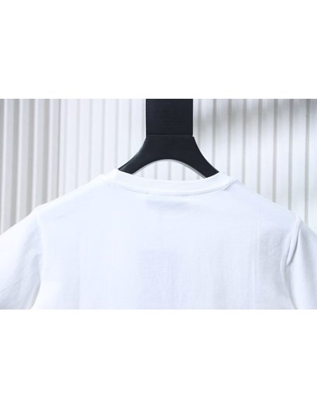 Gucci Interlocking Bridle Motif Letter Embroidery T-shirt White,Gucci T-shirts,T-Shirts,CLOTHES