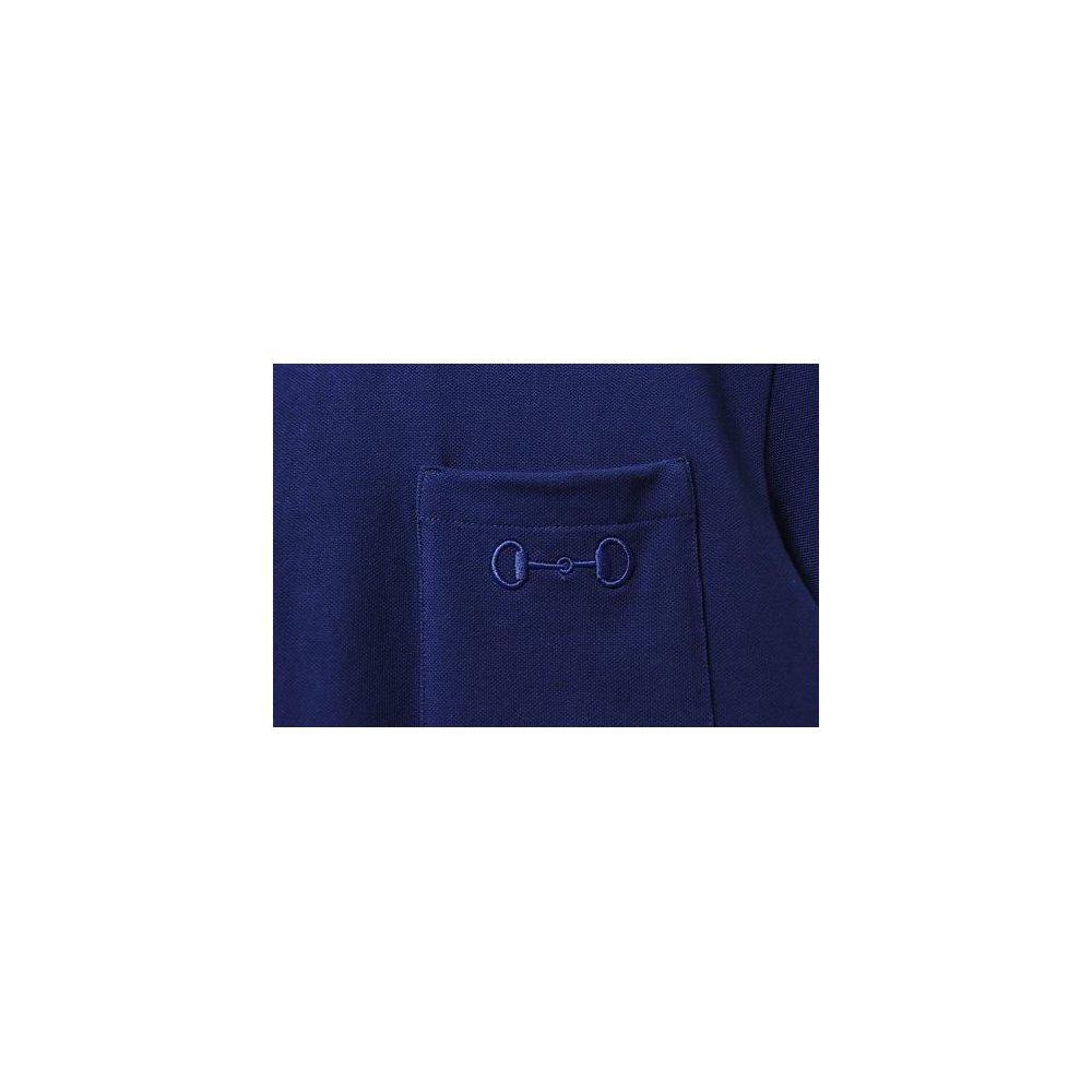 Gucci Pocket Horsebit Embroidered T-Shirt Dark blue,Gucci T-shirts,T-Shirts,CLOTHES