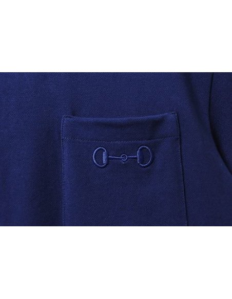 Gucci Pocket Horsebit Embroidered T-Shirt Dark blue,Gucci T-shirts,T-Shirts,CLOTHES