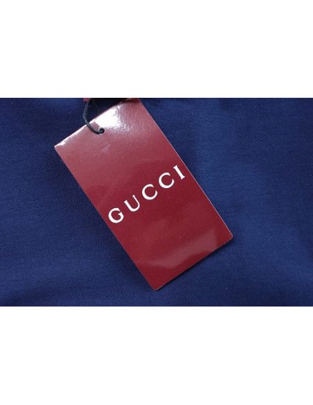 Gucci Pocket Horsebit Embroidered T-Shirt Dark blue,Gucci T-shirts,T-Shirts,CLOTHES