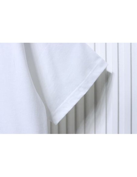 Loewe Rainbow Letter Embroidery T-Shirt White,Loewe T-Shirts,T-Shirts,CLOTHES
