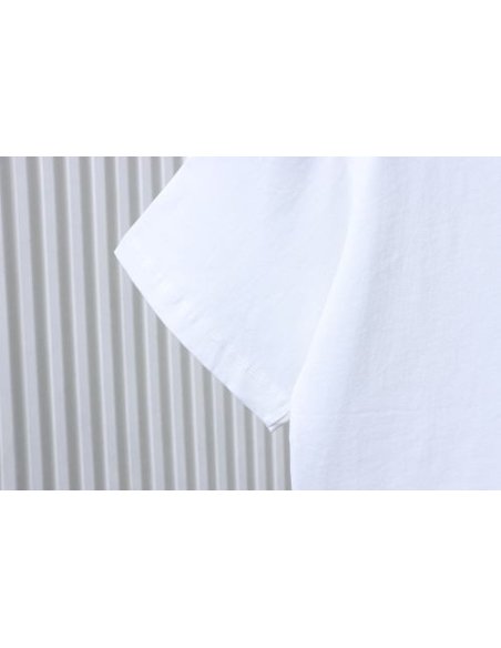 Loewe Rainbow Letter Embroidery T-Shirt White,Loewe T-Shirts,T-Shirts,CLOTHES