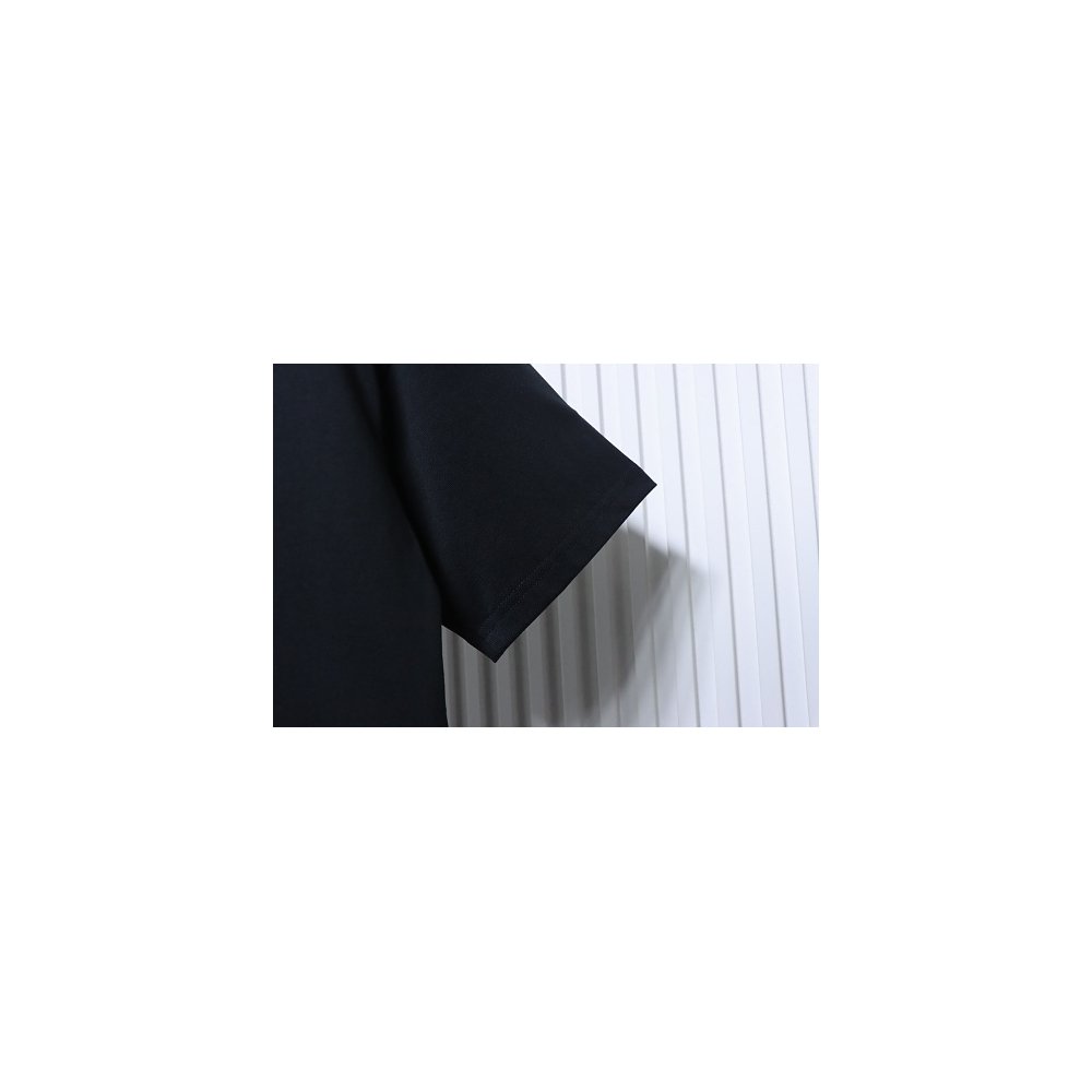 Louis Vuitton Line Logo T-Shirt Black,Louis Vuitton T-Shirts,T-Shirts,CLOTHES