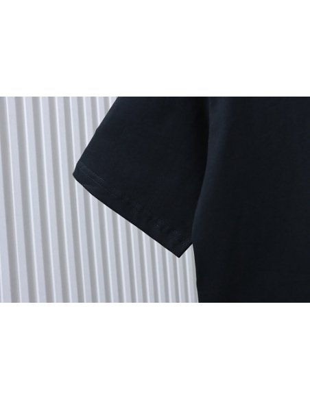 Louis Vuitton Line Logo T-Shirt Black,Louis Vuitton T-Shirts,T-Shirts,CLOTHES