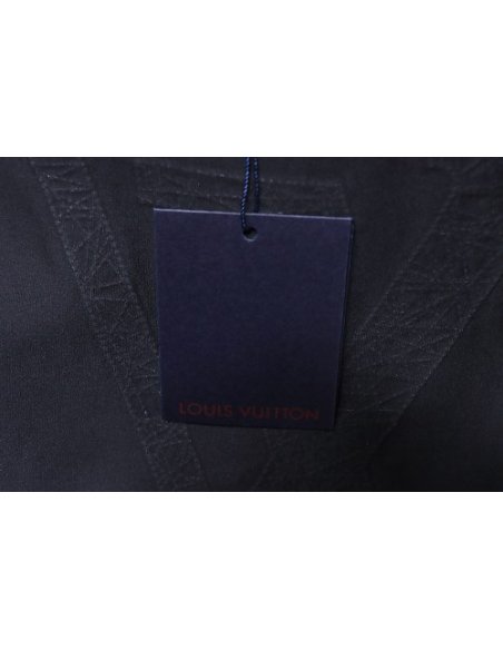 Louis Vuitton Line Logo T-Shirt Black,Louis Vuitton T-Shirts,T-Shirts,CLOTHES