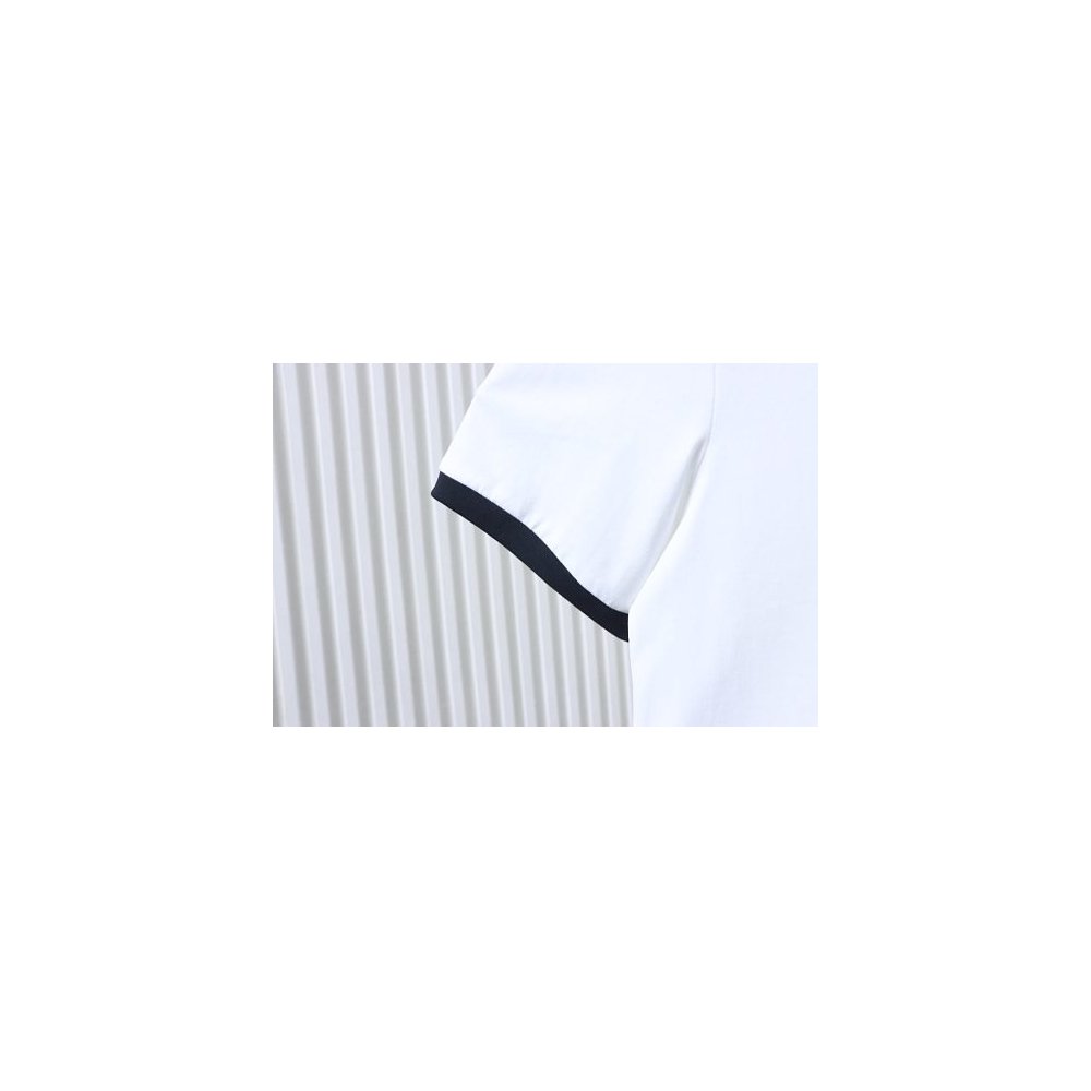 Miu Miu Black and White Color-Block T-shirt,Miu Miu T-shirts,T-Shirts,CLOTHES