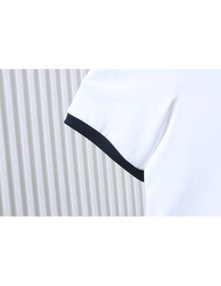 Miu Miu Black and White Color-Block T-shirt,Miu Miu T-shirts,T-Shirts,CLOTHES