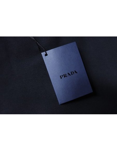 Prada Black Shorts with Striped Hem,Prada Shorts,Shorts,CLOTHES