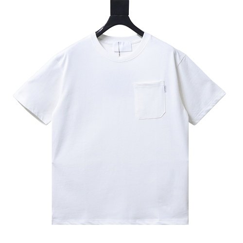 Prada Label Pocket T-shirt White,Prada T-shirts,T-Shirts,CLOTHES