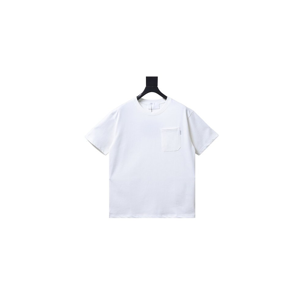 Prada Label Pocket T-shirt White,Prada T-shirts,T-Shirts,CLOTHES