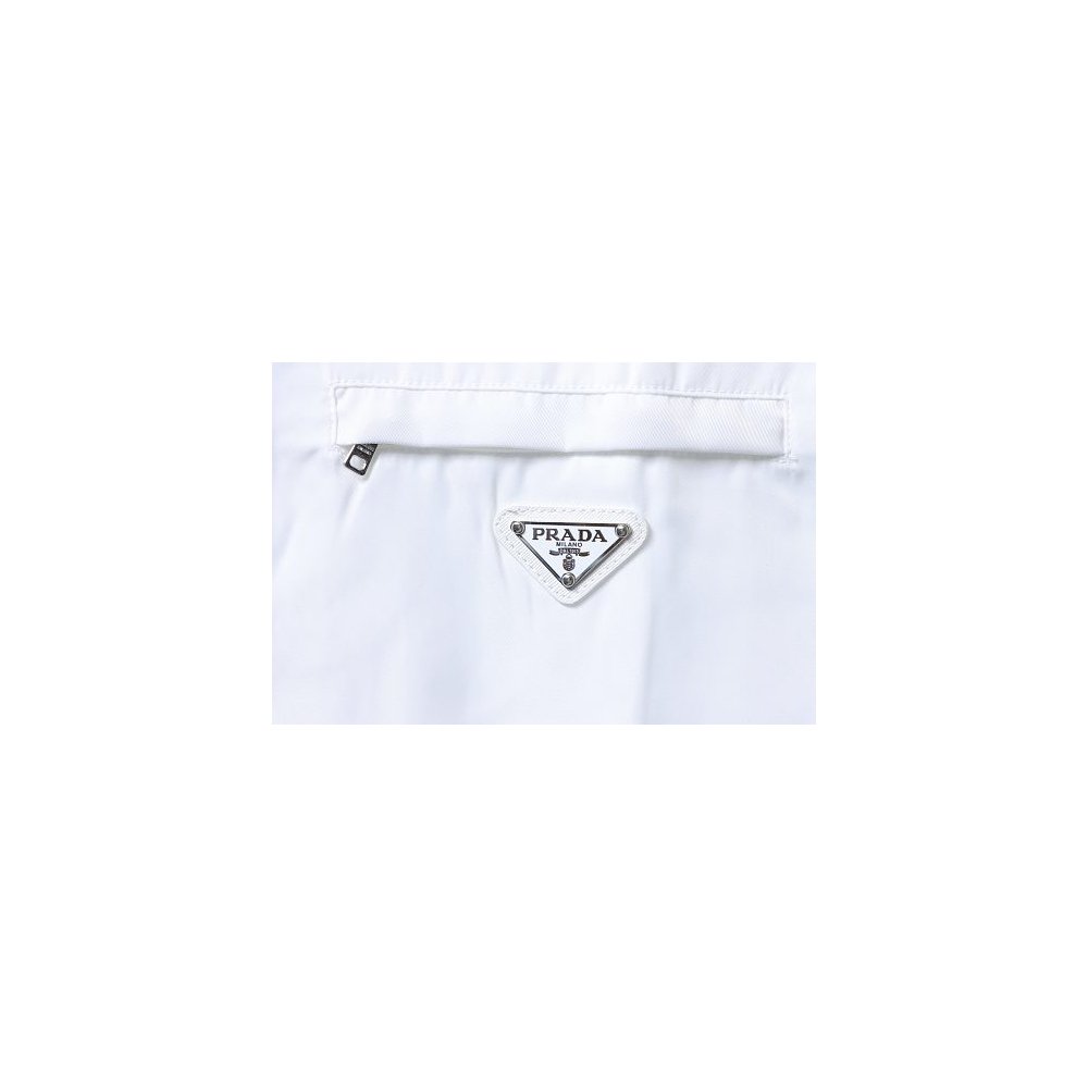 Prada Patch Pocket T-shirt White,Prada T-shirts,T-Shirts,CLOTHES